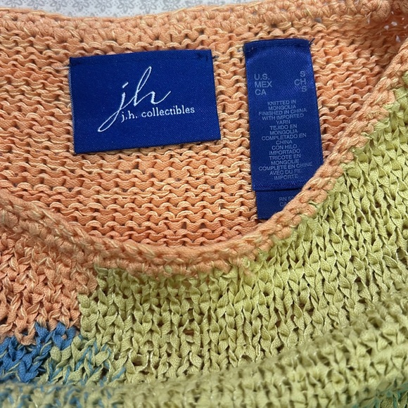 J.H. Collectibles women’s sweater size S Multicolor - Picture 2 of 3